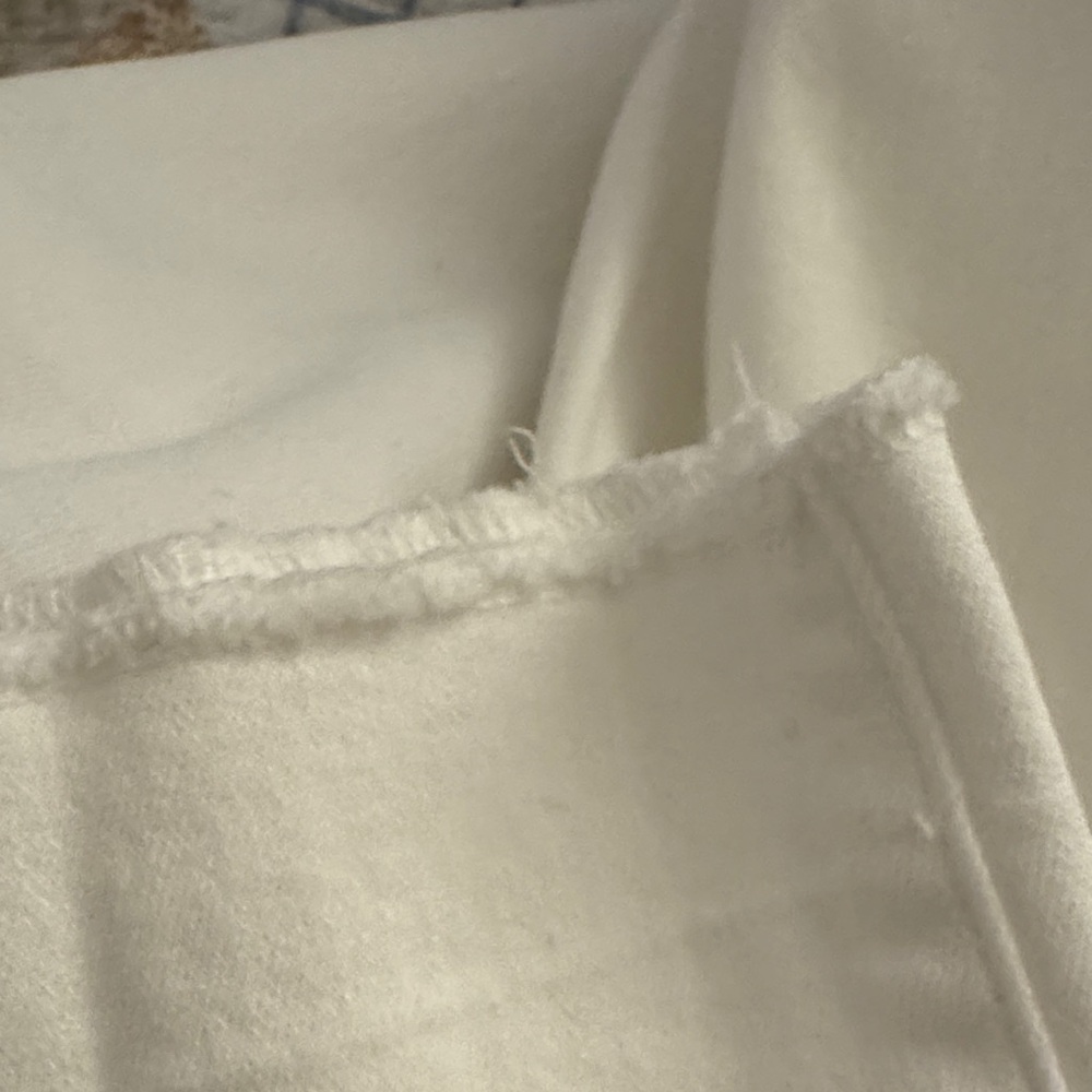 Paige Anessa white wide leg jeans cropped - Picture 7 of 8